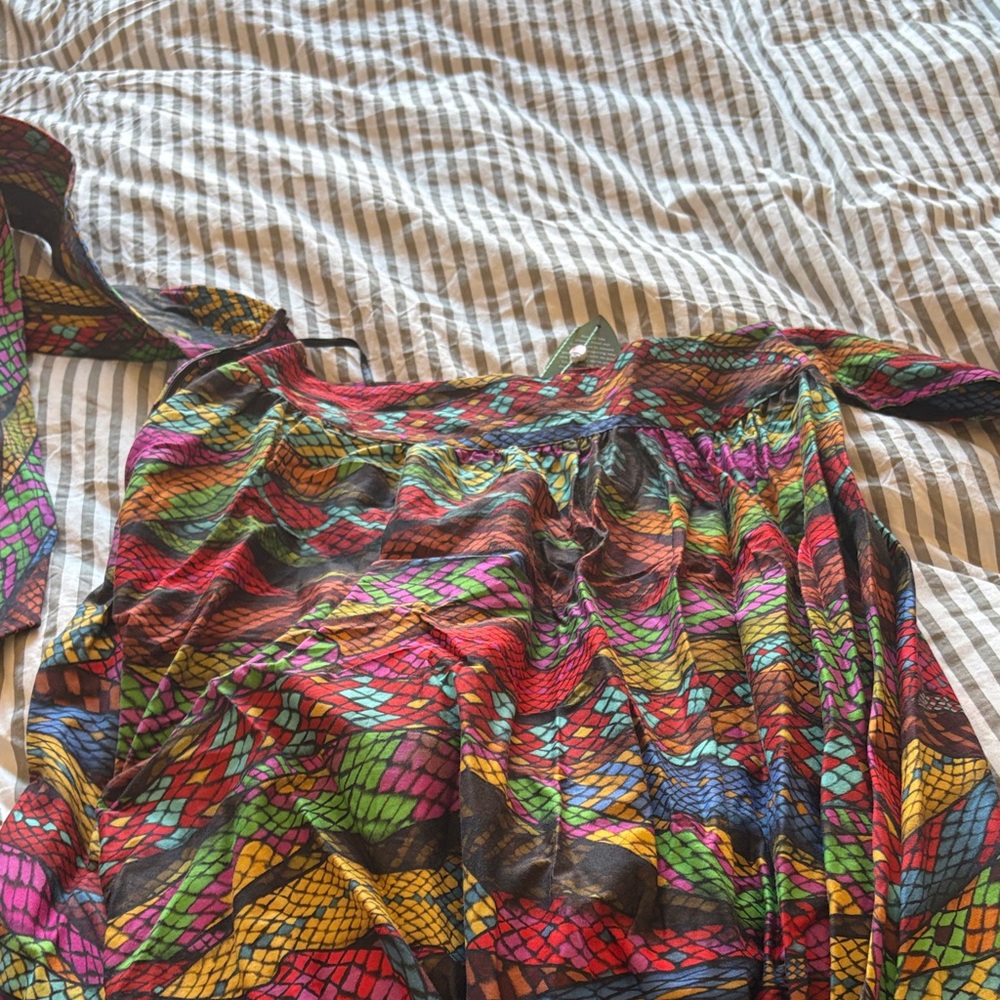 FARM Rio Colorful A-Line Skirt - Picture 12 of 12